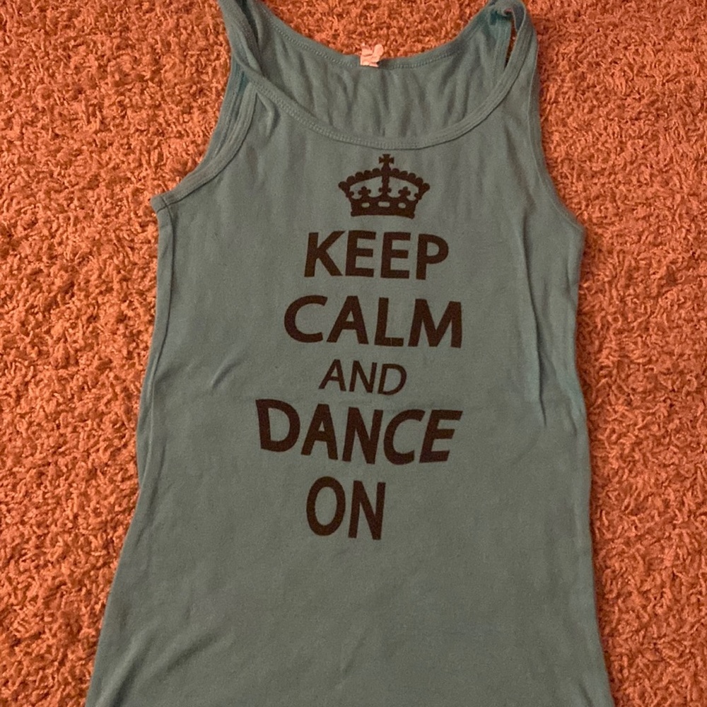 Perfect tank top for a young dancer! Super cute and stretchy!